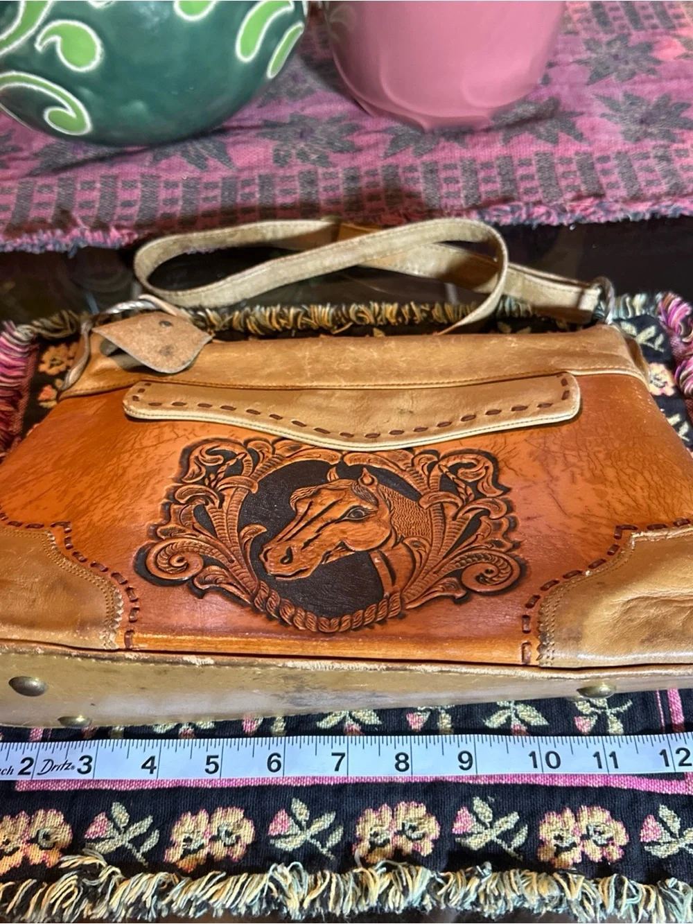Tory lama hand tooled